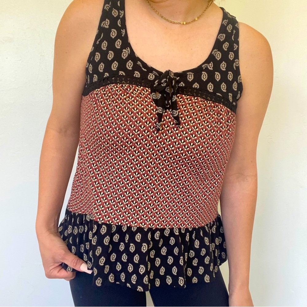 Patrons of Peace Boho Tank Size Small